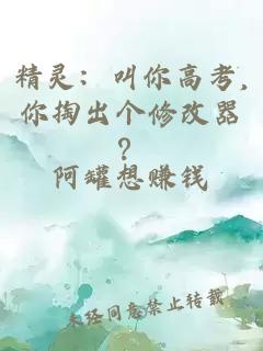 精靈：叫你高考,你掏出個修改器？