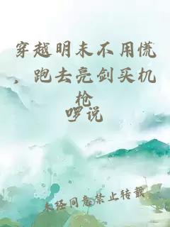穿越明末不用慌，跑去亮劍買機(jī)槍